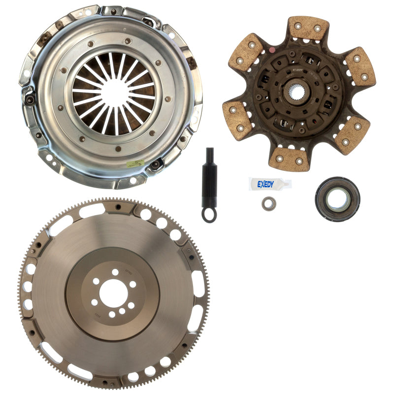 Exedy 1998-2002 Chevrolet Camaro Z28 V8 Stage 2 Cerametallic Clutch 6 Puck Disc Includes GF502A FW-thumbmail-1