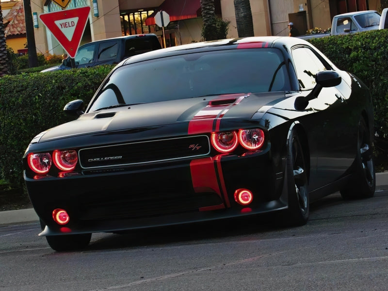 Oracle 08-14 Dodge Challenger Dynamic Surface Mount Headlight/Fog Light Halo Kit COMBO - ColorSHIFT-thumbmail-8
