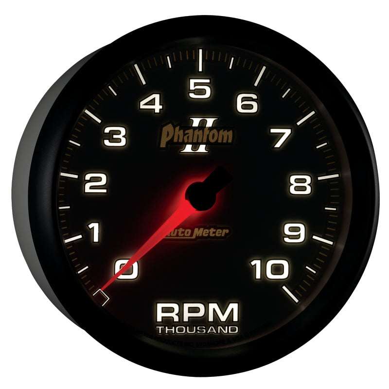 Autometer Phantom II 5in Electrical 10K RPM In-Dash Tachometer-thumbmail-2