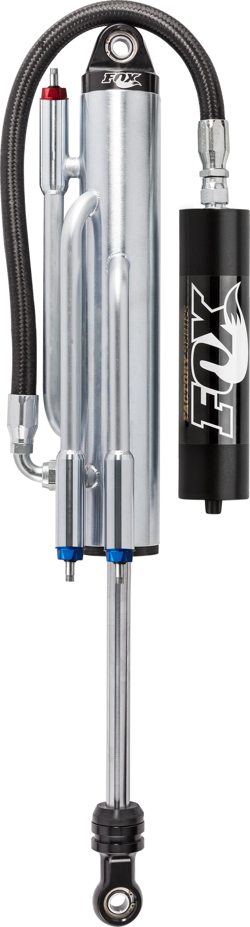 Fox 3.0 Factory Series 18in Remote Res. 3-Tube Bypass (2 Comp/1 Reb) Shock 7/8in (Cust. Valv) - Blk-thumbmail-1