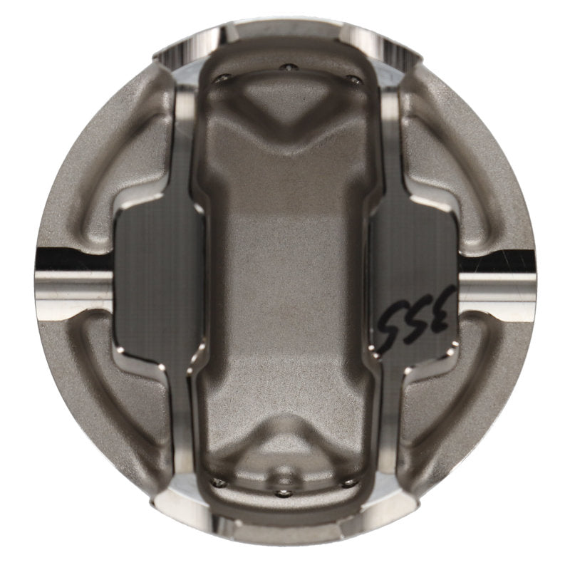 Wiseco Acura 4v Domed +8cc STRUTTED 87.5MM Piston Shelf Stock-thumbmail-3