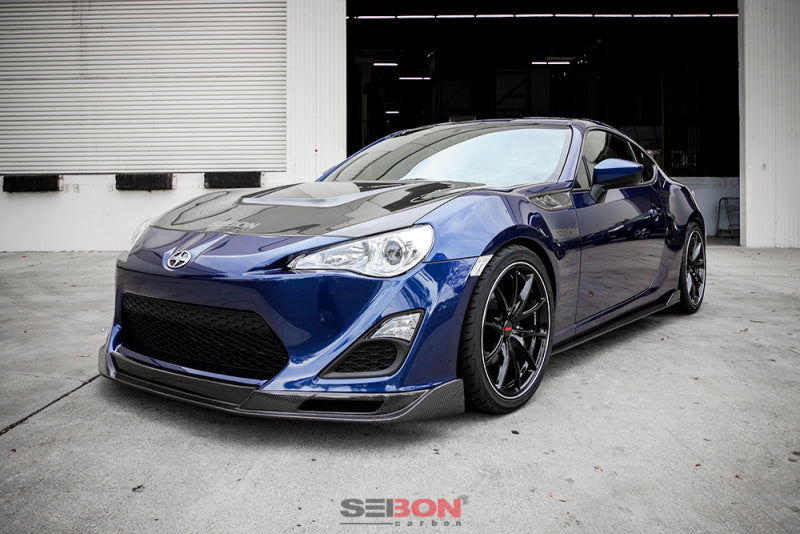 Seibon 12-13 BRZ/FRS KC Style Carbon FIber Front Lip-thumbmail-2