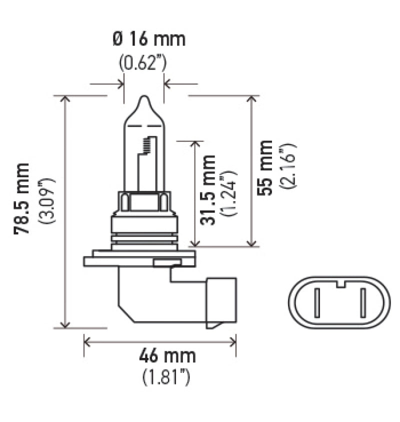 Hella Optilux HB3 9005 12V/65W XY Xenon Yellow Bulb-thumbmail-18
