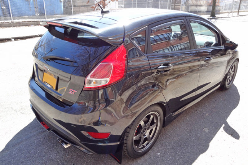 Rally Armor 13-19 USDM Ford Fiesta ST Red UR Mud Flap w/ White Logo-thumbmail-3