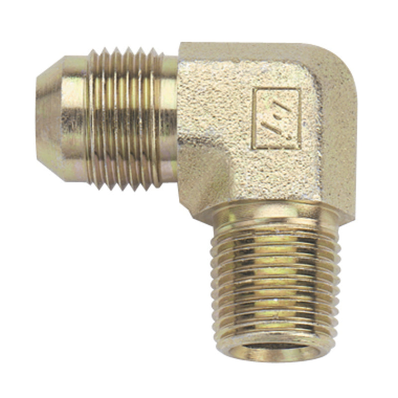 Fragola -6AN x 1/4 NPT 90 Degree Adapter - Steel-thumbmail-1
