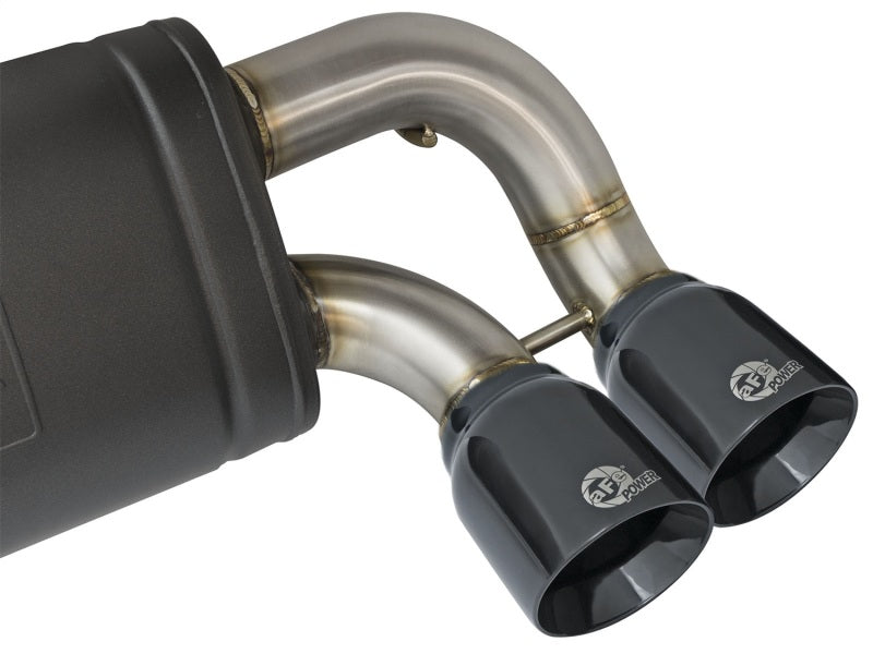 aFe MACHForce XP 3in - 2 1/2in Axle Back 304SS Exhaust w/ Black Tips 16-17 BMW M2 (f87)-thumbmail-3