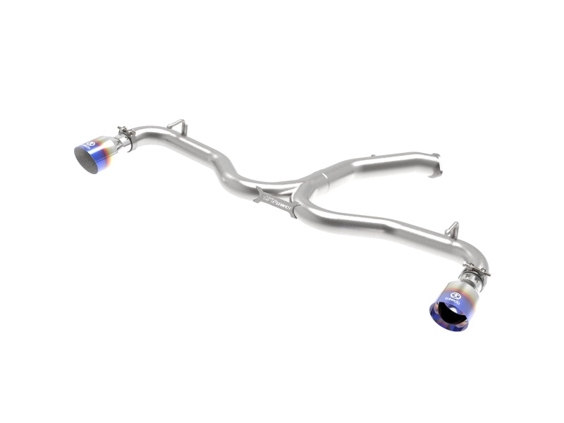 aFe Takeda 3-2.5in 304SS Axle-Back Exh Sys w/Blue Flame Tip 2018 Hyundai Elantra GT Sport I4-1.6L(t)-thumbmail-1