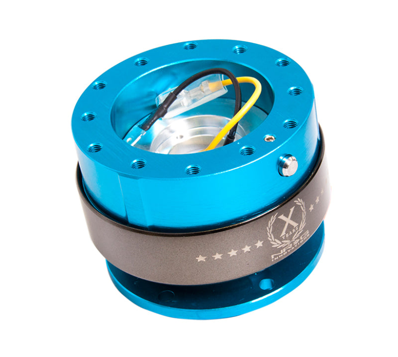 NRG Quick Release Gen 2.0 - New Blue Body / Titanium Chrome Ring-thumbmail-2