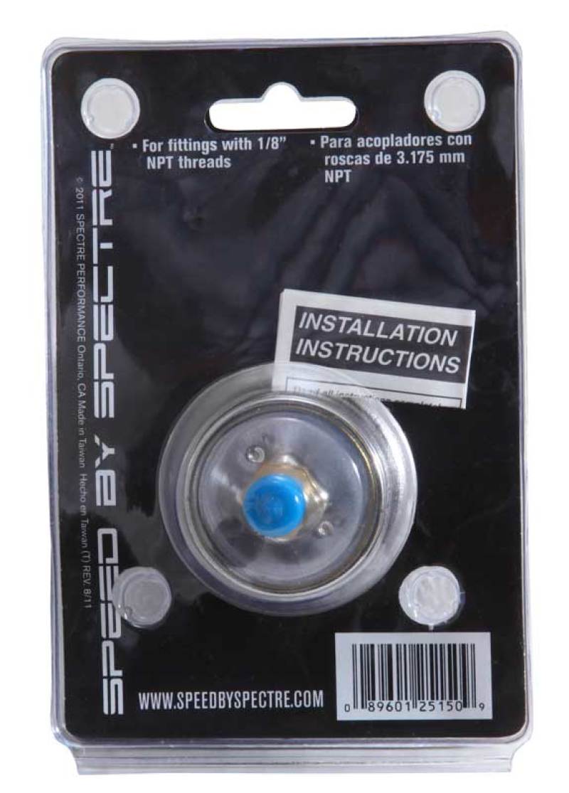 Spectre Fuel Pressure Gauge (Liquid Filled) 0-15psi-thumbmail-3