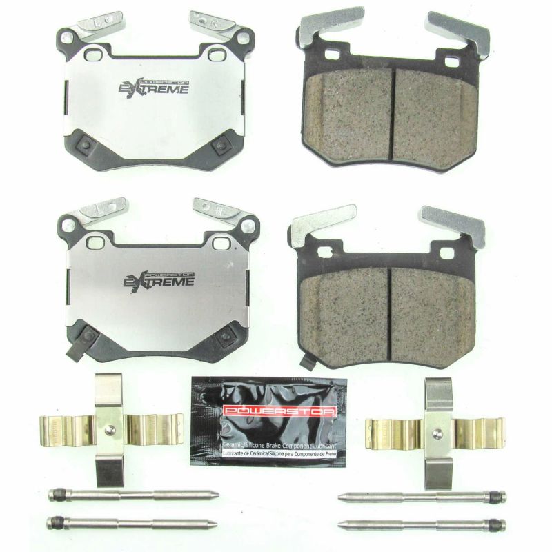 Power Stop 18-19 Kia Stinger Rear Z26 Extreme Street Brake Pads w/Hardware-thumbmail-1