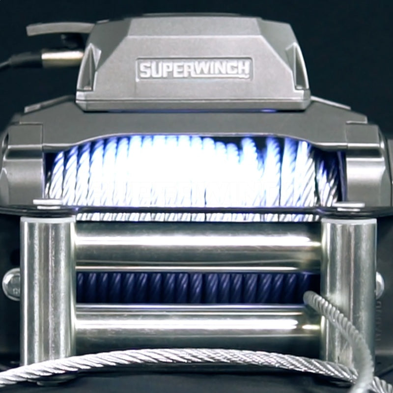 Superwinch 12000 LBS 12V DC 3/8in x 85ft Wire Rope SX 12000 Winch - Graphite-thumbmail-3