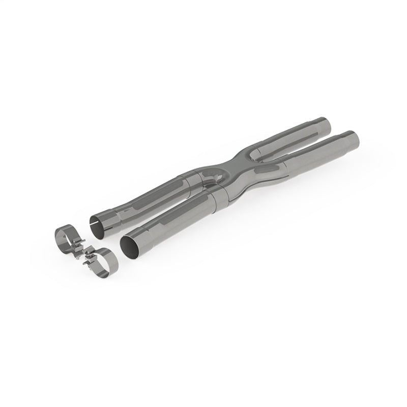 MBRP 15-19 Ford Mustang GT 2.5in Resonator Delete X-Pipe - T409-thumbmail-1