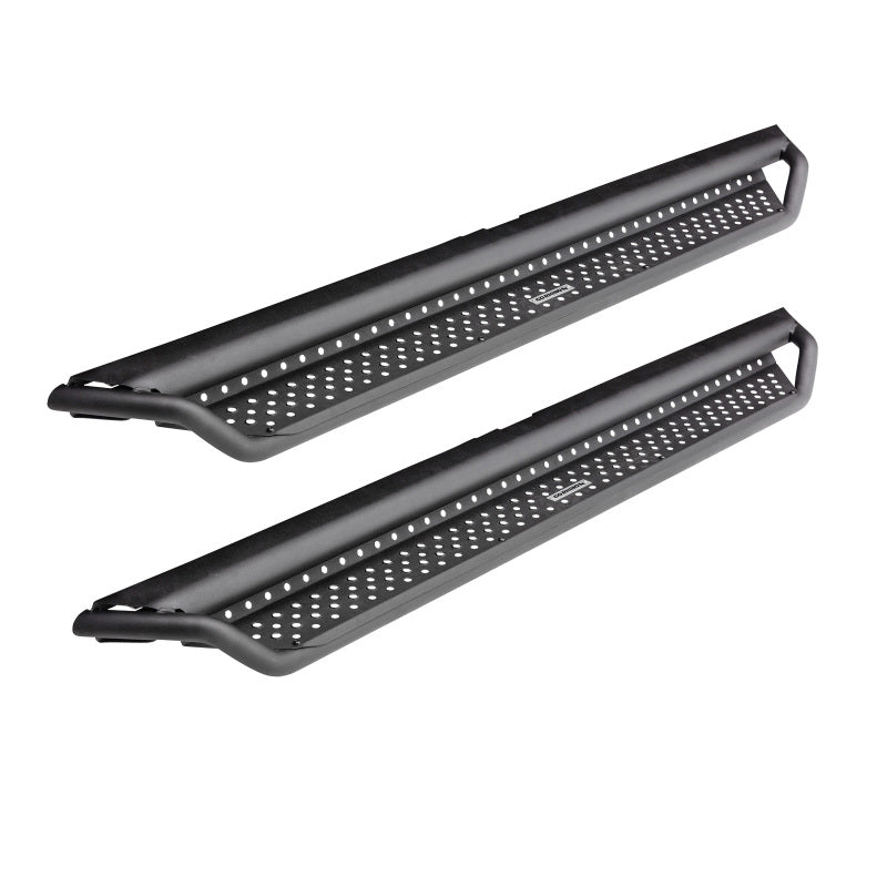Go Rhino Dominator Extreme D1 Side Steps - Tex Blk - 68in-thumbmail-1