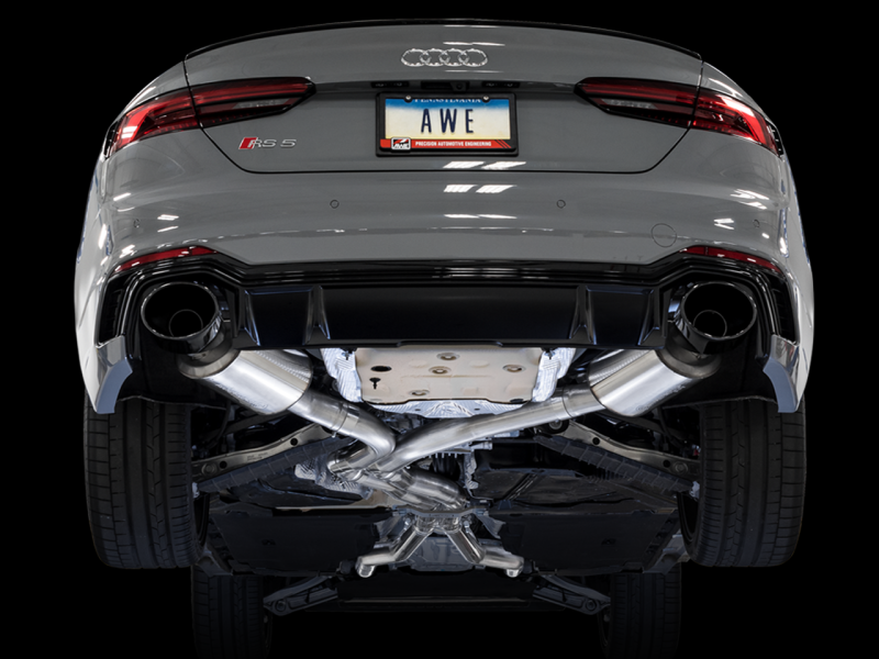 AWE Tuning Audi B9 RS5 Touring Edition Exhaust - w/ Diamond Black RS Tips-thumbmail-2
