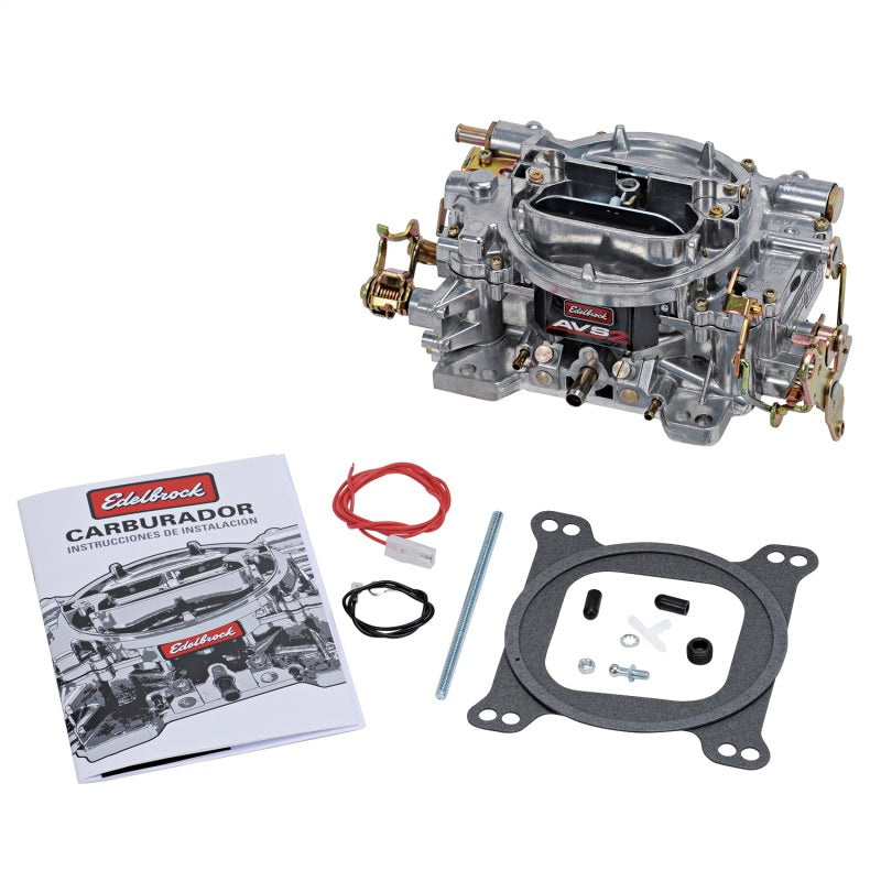 Edelbrock Thunder Series AVS Dual Quad Annular Boosters 500 CFM Carburetor w/Manual Choke-thumbmail-2