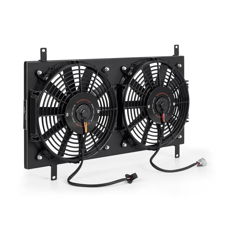Mishimoto 90-97 Mazda Miata Aluminum Fan Shroud Kit - Black-thumbmail-2