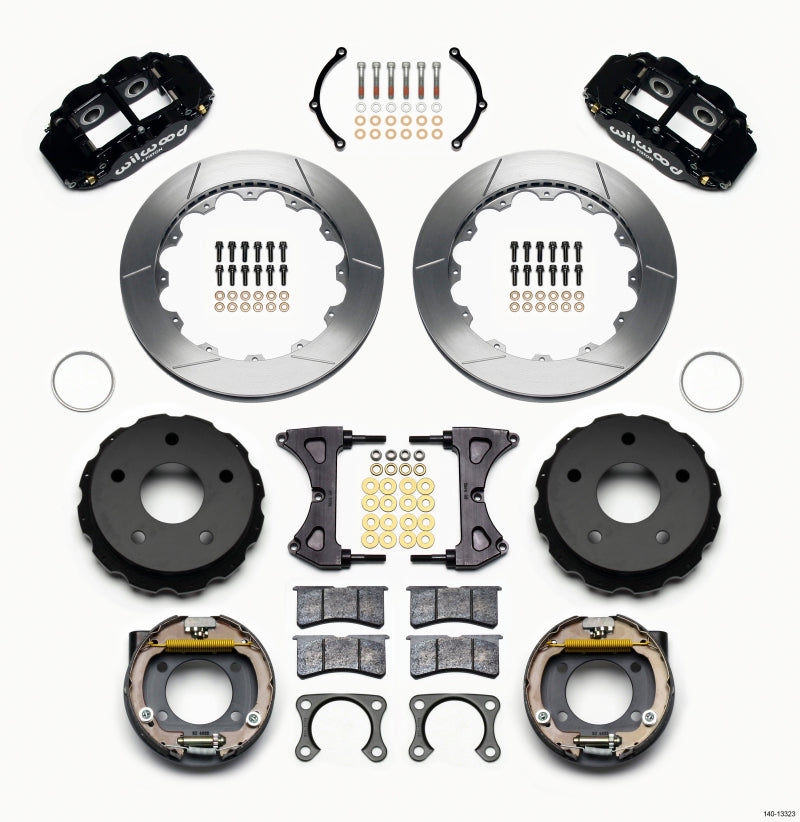 Wilwood Narrow Superlite 4R Rear P-Brk Kit 12.88in Big Ford 2.36in Off Bronco 5 x 5.50-thumbmail-1