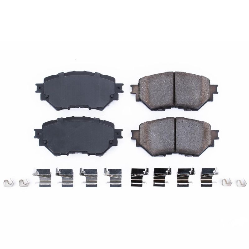 Power Stop 14-17 Mazda 3 Front Z17 Evolution Ceramic Brake Pads w/Hardware-thumbmail-1