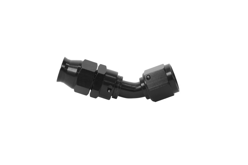 Aeromotive PTFE Hose End - AN-08 - 45 Deg - Black Anodized-thumbmail-1