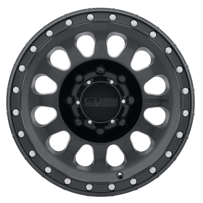 Method MR315 17x8.5 0mm Offset 8x180 130.81mm CB Matte Black Wheel-thumbmail-2