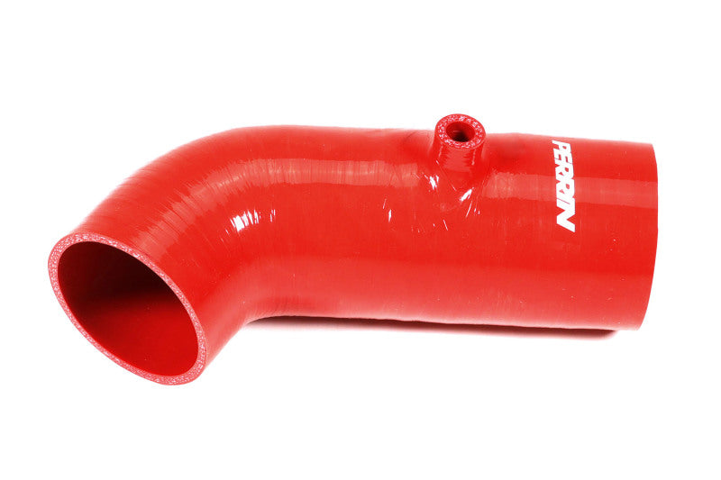 Perrin 22-23 Subaru BRZ/Toyota GR86 Silicone Inlet Hose (3in. ID / SS Wire) - Red-thumbmail-2