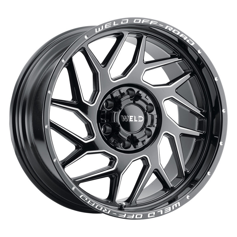 Weld Off-Road W117 20X10 Fulcrum 5X139.7 5X150 ET13 BS6.00 Gloss Black MIL 110.2-thumbmail-1