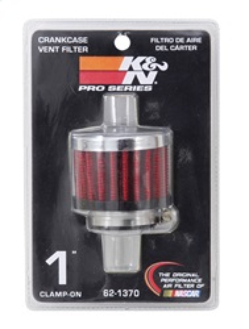 K&N 1in Flange ID x 2in OD x 1.5 inch H Rubber Base Crankcase Vent Filter-thumbmail-7