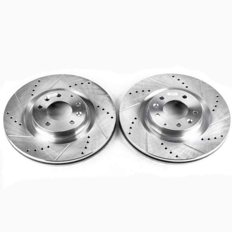 Power Stop 04-11 Mazda RX-8 Front Evolution Drilled & Slotted Rotors - Pair-thumbmail-1