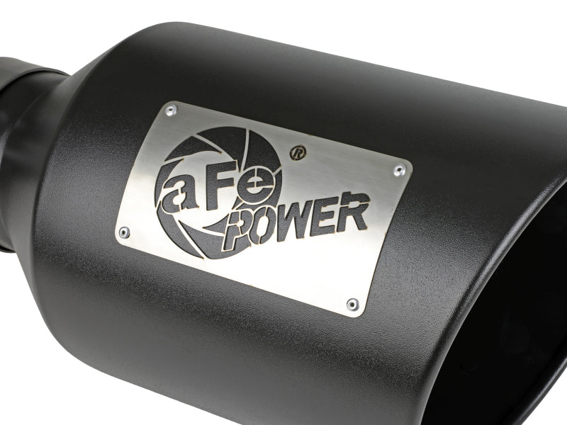 aFe Power MACH Force-Xp 409 Stainless Steel Clamp-on Exhaust Tip Black-thumbmail-2