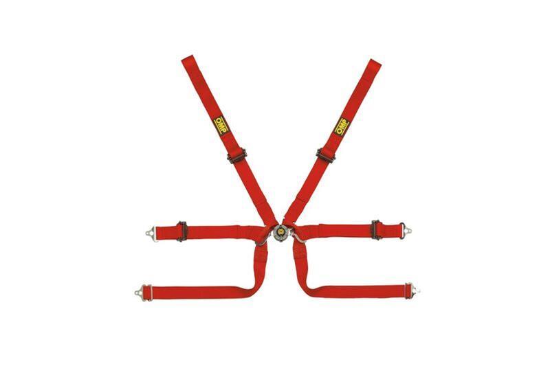 OMP Safety Harness Tecnica 2In Formula Red (Fia 8853-2016)-thumbmail-1