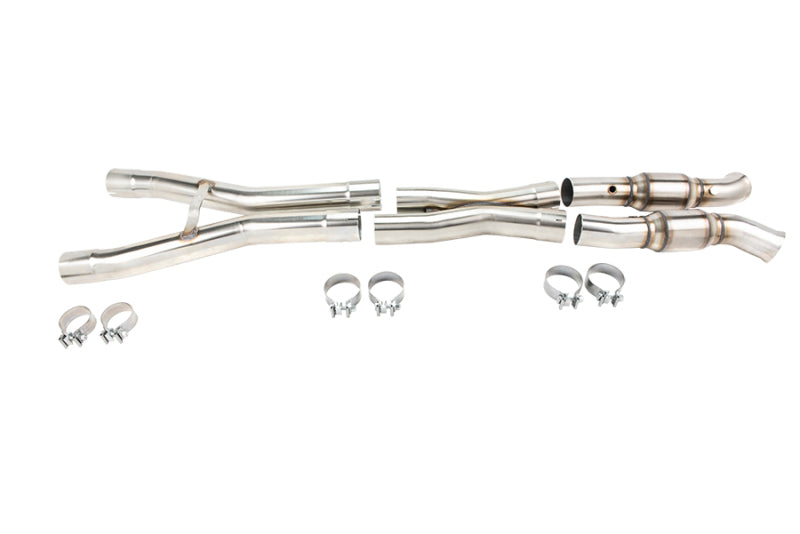 Kooks 06-13 Chevy Corvette C6 ZO6/ZR1 LS9/LS7 GREEN catted X-Pipe (Kooks Header Req)-thumbmail-1
