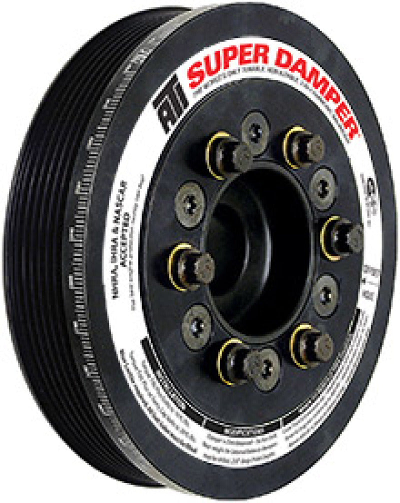 ATI Damper - 6.78in - Alum - 6 Grv - Ford 4.6 Cobra - 96-04 - OEM Size-thumbmail-1