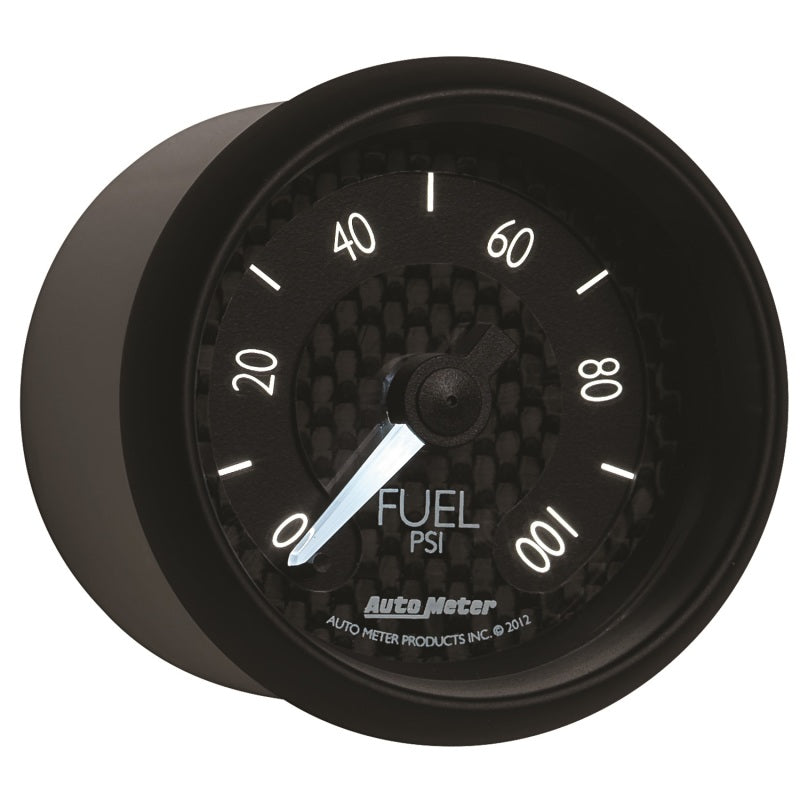 Autometer GT Series 52mm Full Sweep Electronic 0-100 PSI Fuel Pressure Gauge-thumbmail-2