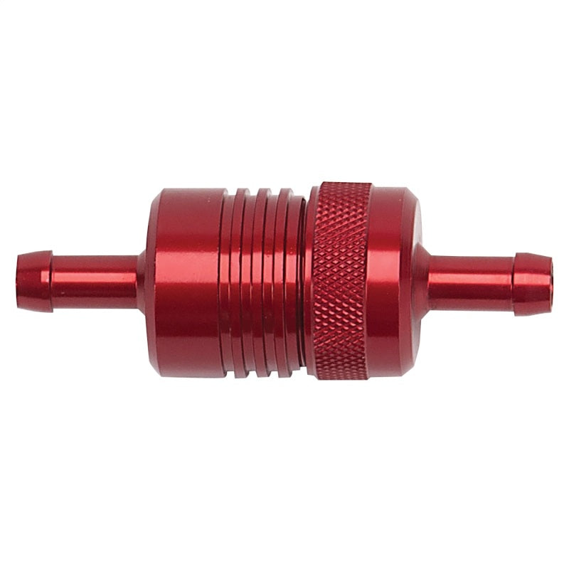 Russell Performance Red Street Fuel Filter (3in Length 1-1/8in diameter 5/16in inlet/outlet)-thumbmail-1
