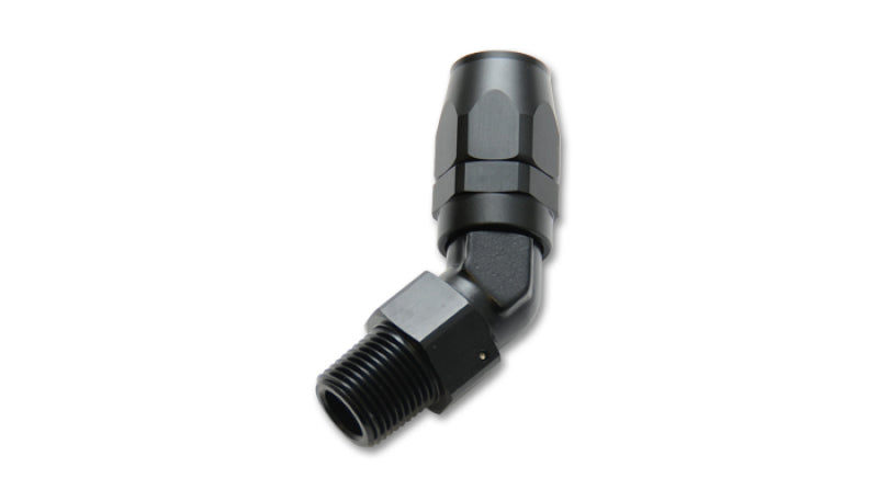 Vibrant -10AN Male NPT 45Degree Hose End Fitting - 1/2 NPT-thumbmail-1