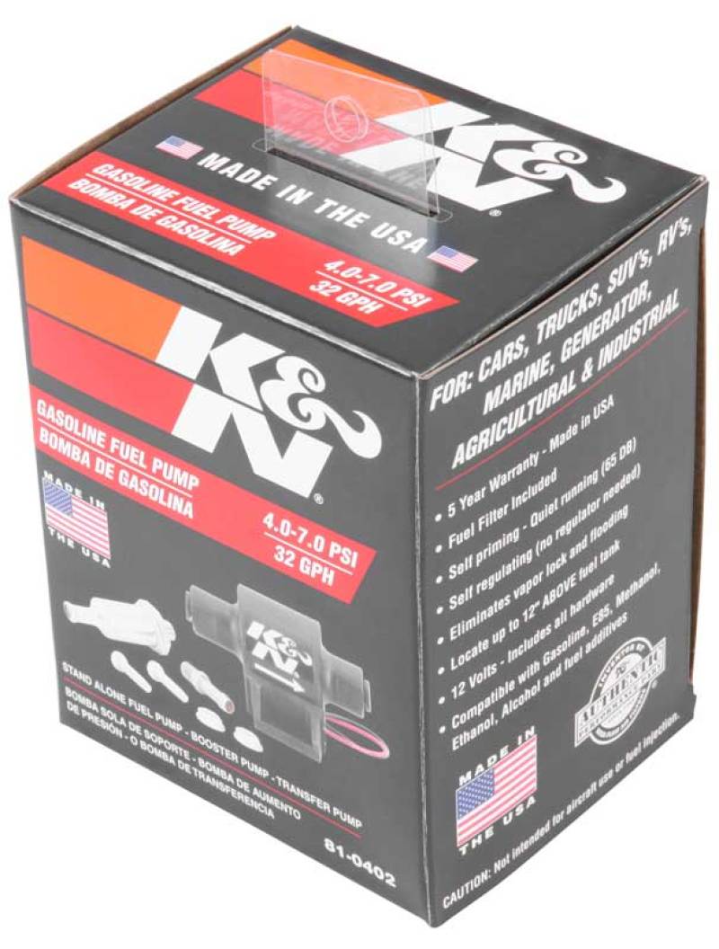 K&N Performance Electric Fuel Pump 4-7 PSI-thumbmail-5