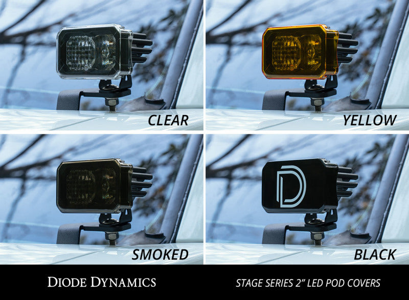 Diode Dynamics Stage Series 2 In LED Pod Cover Clear Each-thumbmail-2