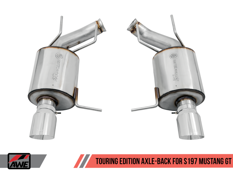 AWE Tuning S197 Mustang GT Axle-back Exhaust - Touring Edition (Chrome Silver Tips)-thumbmail-5