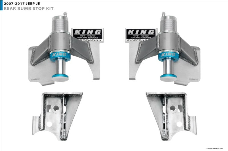 King Shocks 07-18 Jeep Wrangler JK Rear 2.0 Dia Bump Stops (Pair)-thumbmail-1