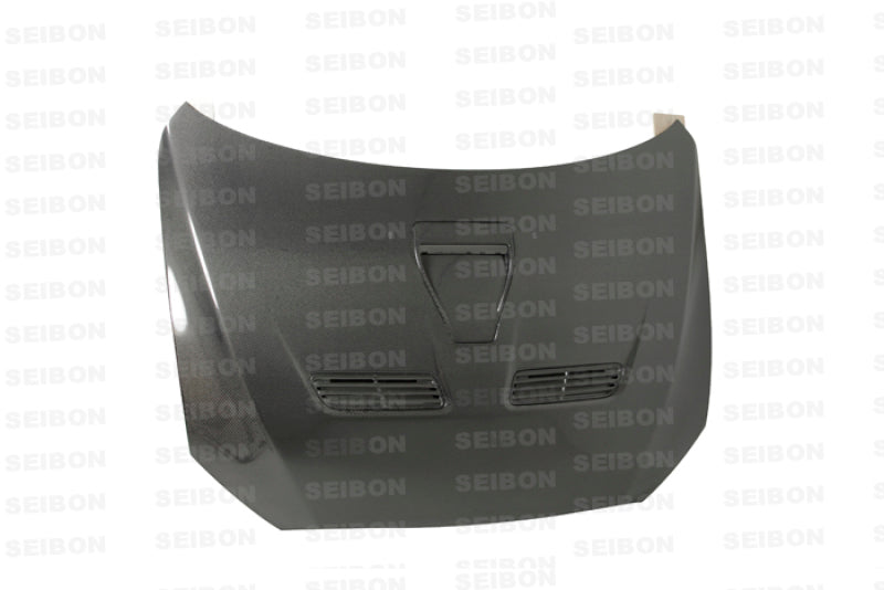 Seibon 08-12 Mitsubishi Evo X OEM style Carbon Fiber Hood-thumbmail-1