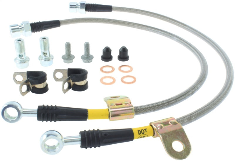 StopTech 06-07 Chrysler 300C SRT-8 Stainless Steel Front Brake Lines-thumbmail-1