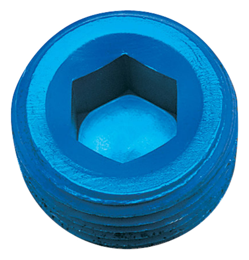 Russell Performance 3/4in Allen Socket Pipe Plug (Blue)-thumbmail-2