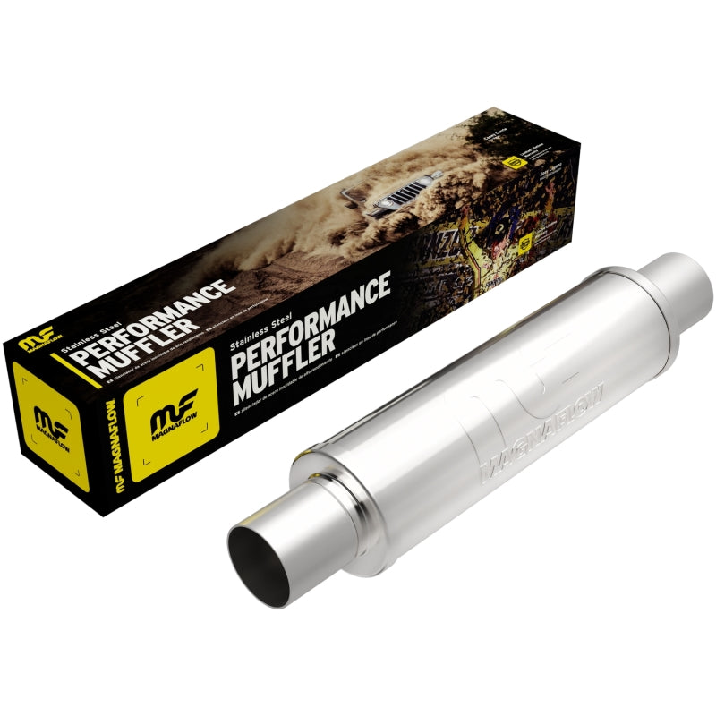 MagnaFlow Muffler Mag SS 14X4X4 2.5X2.5-thumbmail-5