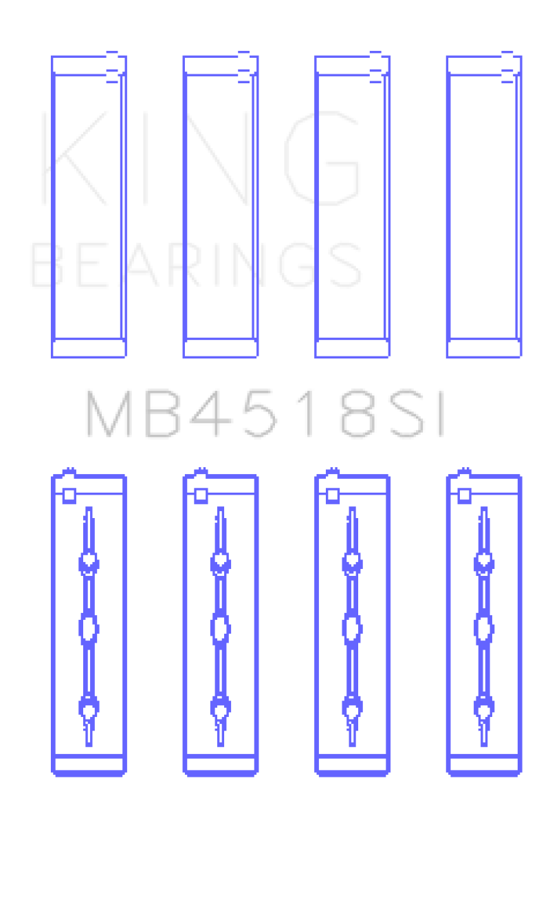 King 11-20 Chrysler 300 / Dodge Grand Caravan (Size STD) Main Bearing Set-thumbmail-1