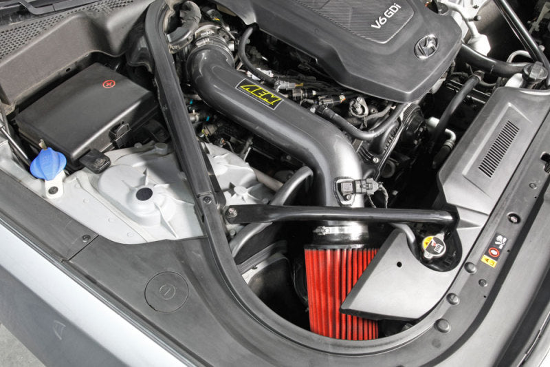 AEM 2015 Hyundai Genesis 3.8L-V6 F/I Silver Cold Air Intake-thumbmail-2