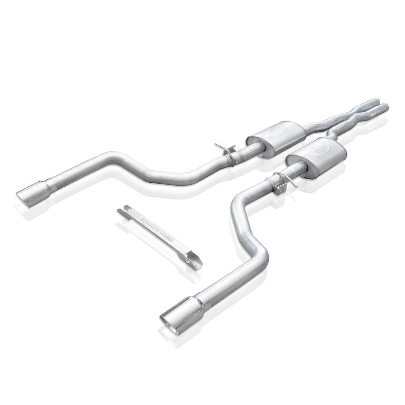 Stainless Works Dodge Charger 2015-18 6.2L / 6.4L Hemi Factory Exhaust-thumbmail-1