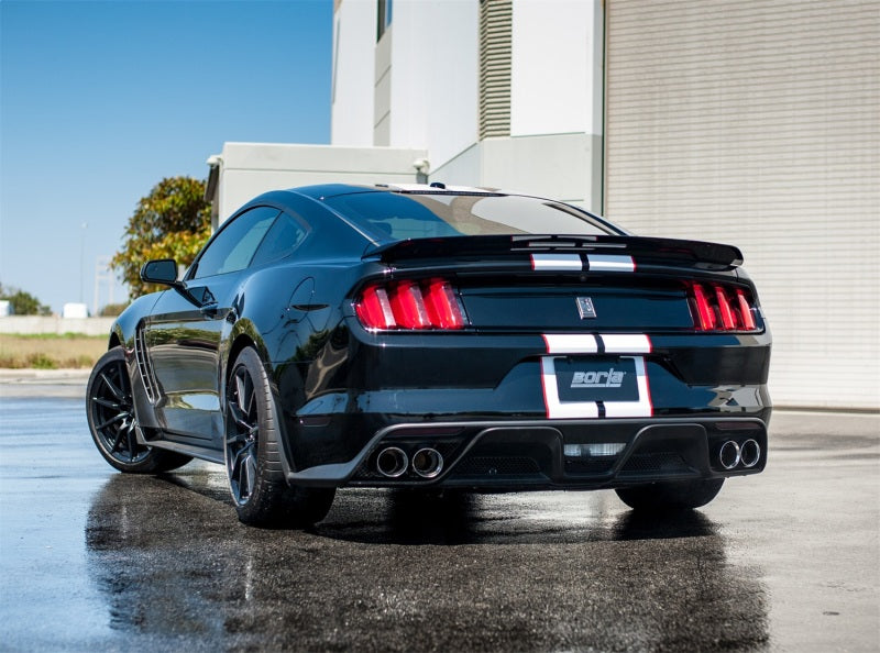Borla 15-16 Ford Mustang Shelby GT350 5.2L ATAK Cat Back Exhaust (Uses Factory Valence)-thumbmail-4