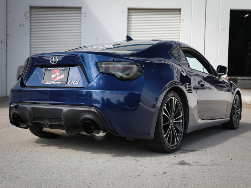 aFe Takeda Exhaust Axle-Back 13-15 Scion FRS / Subaru BRZ 304SS Black Dual Tips Exhaust-thumbmail-3