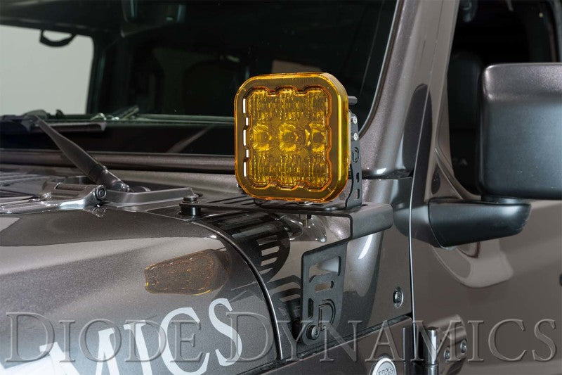 Diode Dynamics SS5 LED Pod Cover - Yellow-thumbmail-2