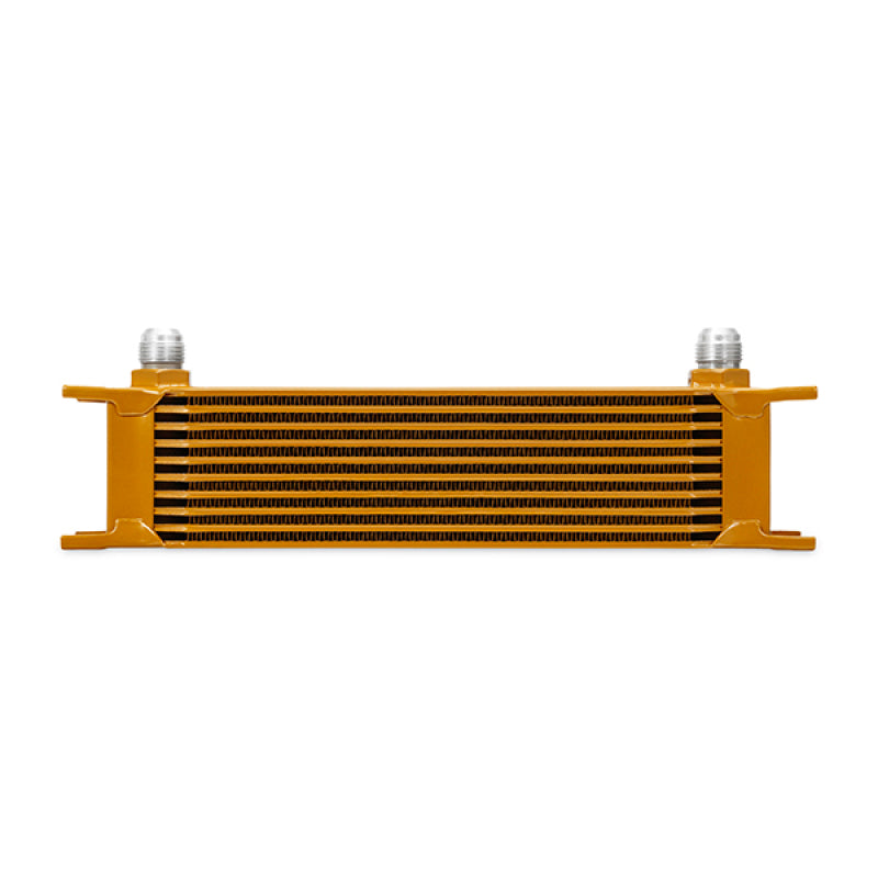 Mishimoto Universal 10 Row Oil Cooler - Gold-thumbmail-8